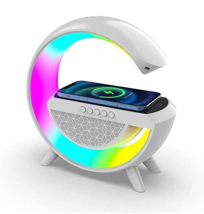 3-in-1 RGB LED Wireless Charging Speaker Lamp