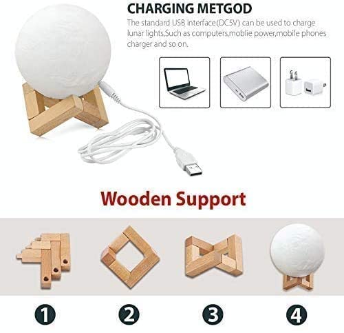 15CM Elegant Decorative LED Lamp – Stylish Plastic Design Night Light for Bedroom & Kids Room | Perfect Gift for Women & Valentine’s Day