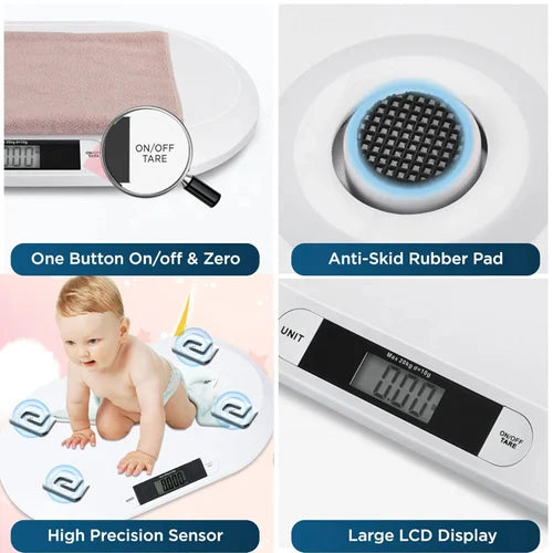 Digital Baby Weighing Scale – 20kg Infant & Toddler Weight Machine with LCD Display & Tare Function