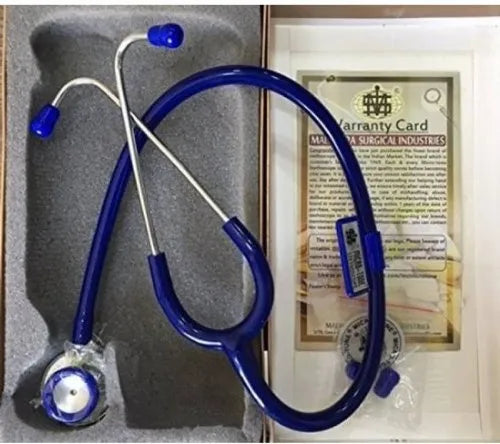 Microtone MSI Dual Head Stethoscope Aluminium Chest Piece for Clinic Use
