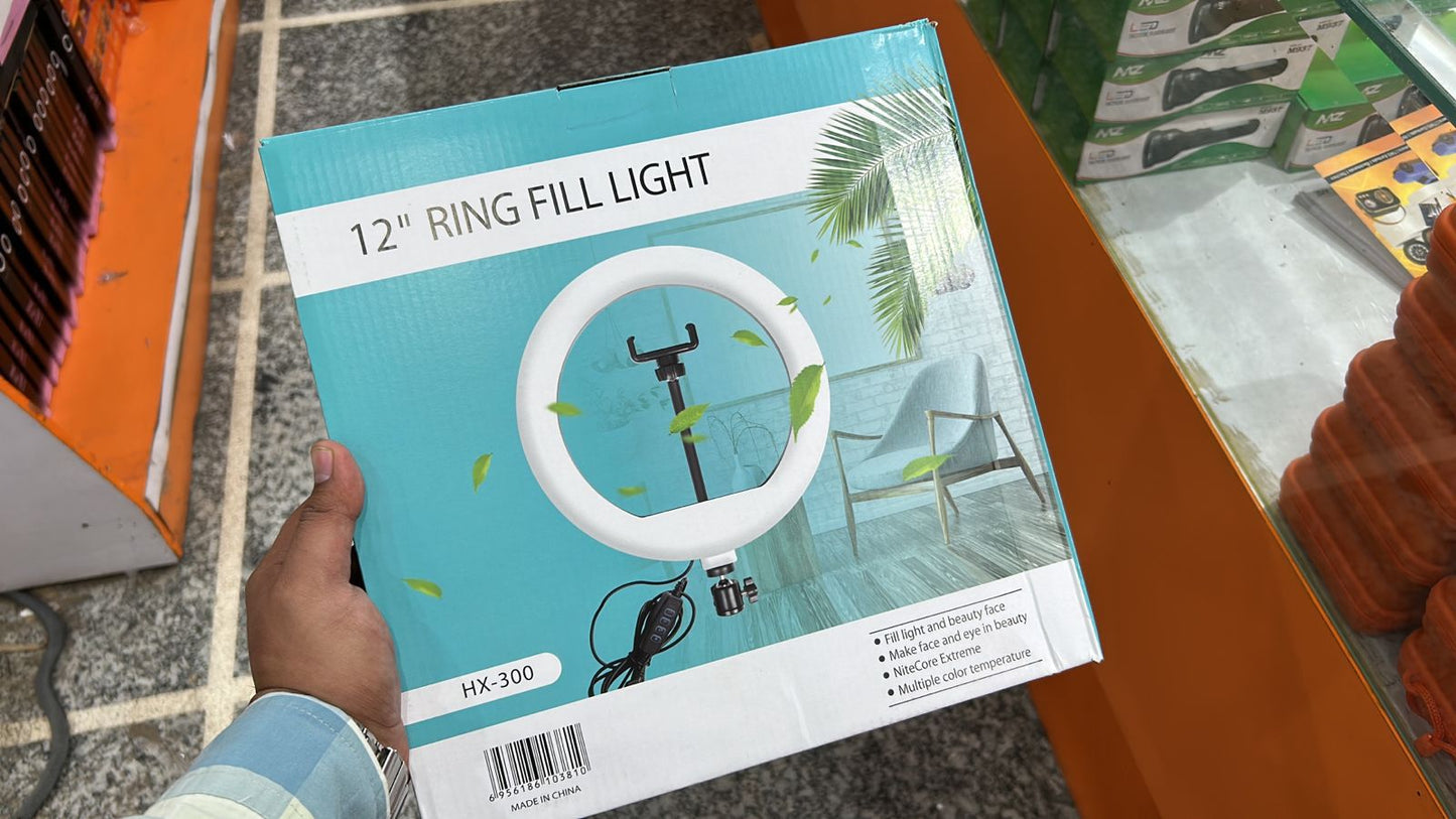Dimmable LED Ring Light with Tripod Stand & Phone Holder – USB Selfie Light for Makeup, TikTok, Photography & Video Recording