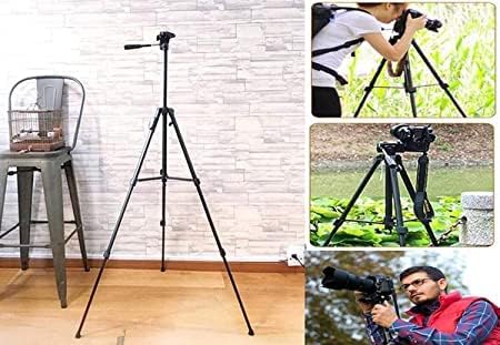 Tripod 3388 Lightweight Camera Stand Adjustable Shooting Tripod Kit Supports Up to 3kg for Mobile and Camera