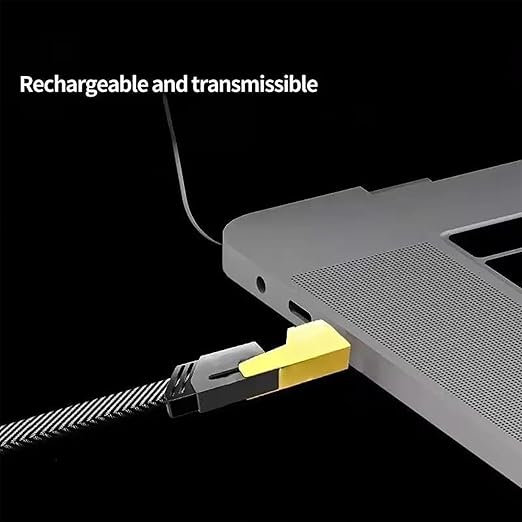 4-in-1 Ultra Fast Charging Cable – Multi USB Cable with Thunderbolt, Type-C, Lightning & USB-A for Phones & Laptops