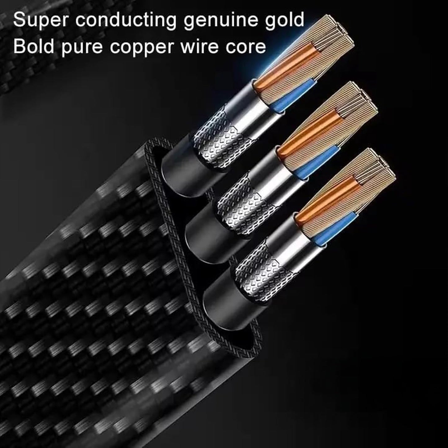 4-in-1 Ultra Fast Charging Cable – Multi USB Cable with Thunderbolt, Type-C, Lightning & USB-A for Phones & Laptops