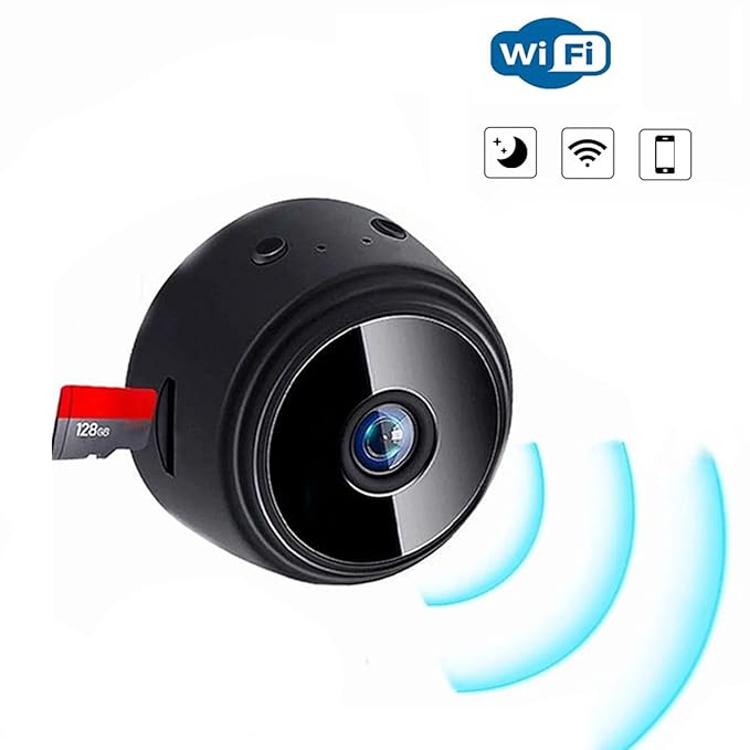 Mini Magnetic Security Camera – Portable Micro Video Surveillance Camcorder for Home & Office Monitoring