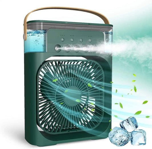 Mini AC Cooler Portable Personal Air Cooler Compact USB Cooling Fan for Desk and Bedroom