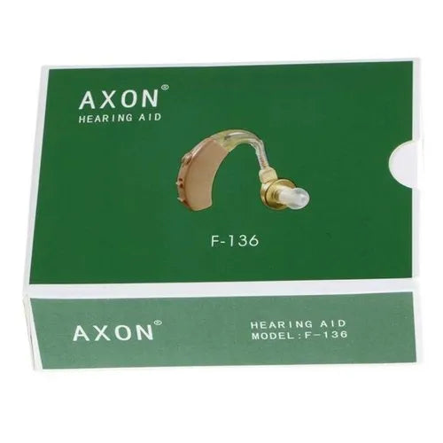 AXON F136 BTE Hearing Aid – Behind-the-Ear Analog Sound Amplifier for Mild to Moderate Hearing Loss