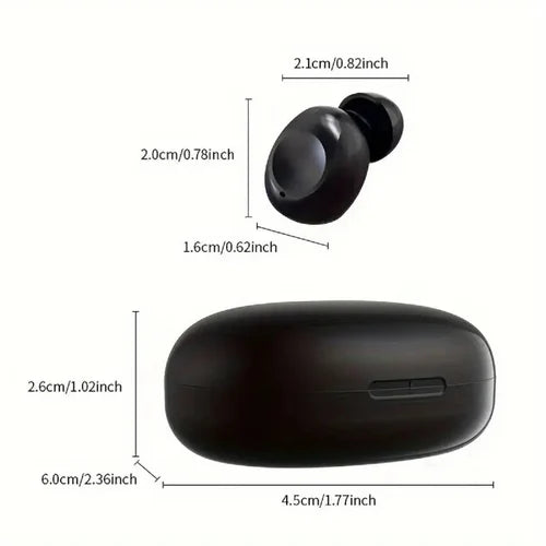 Axon K-812 Rechargeable In-Ear Hearing Aid – Portable ITE Sound Amplifier with Charging Case (Mild to Moderate Hearing Loss)