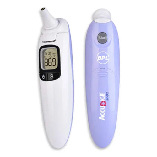 BPL AccuDigit IR-D2 Infrared Non-Contact Thermometer – Dual Mode Digital Thermometer with Fever Alarm & Memory