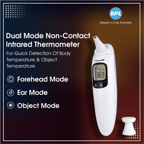 BPL AccuDigit IR-D2 Infrared Non-Contact Thermometer – Dual Mode Digital Thermometer with Fever Alarm & Memory