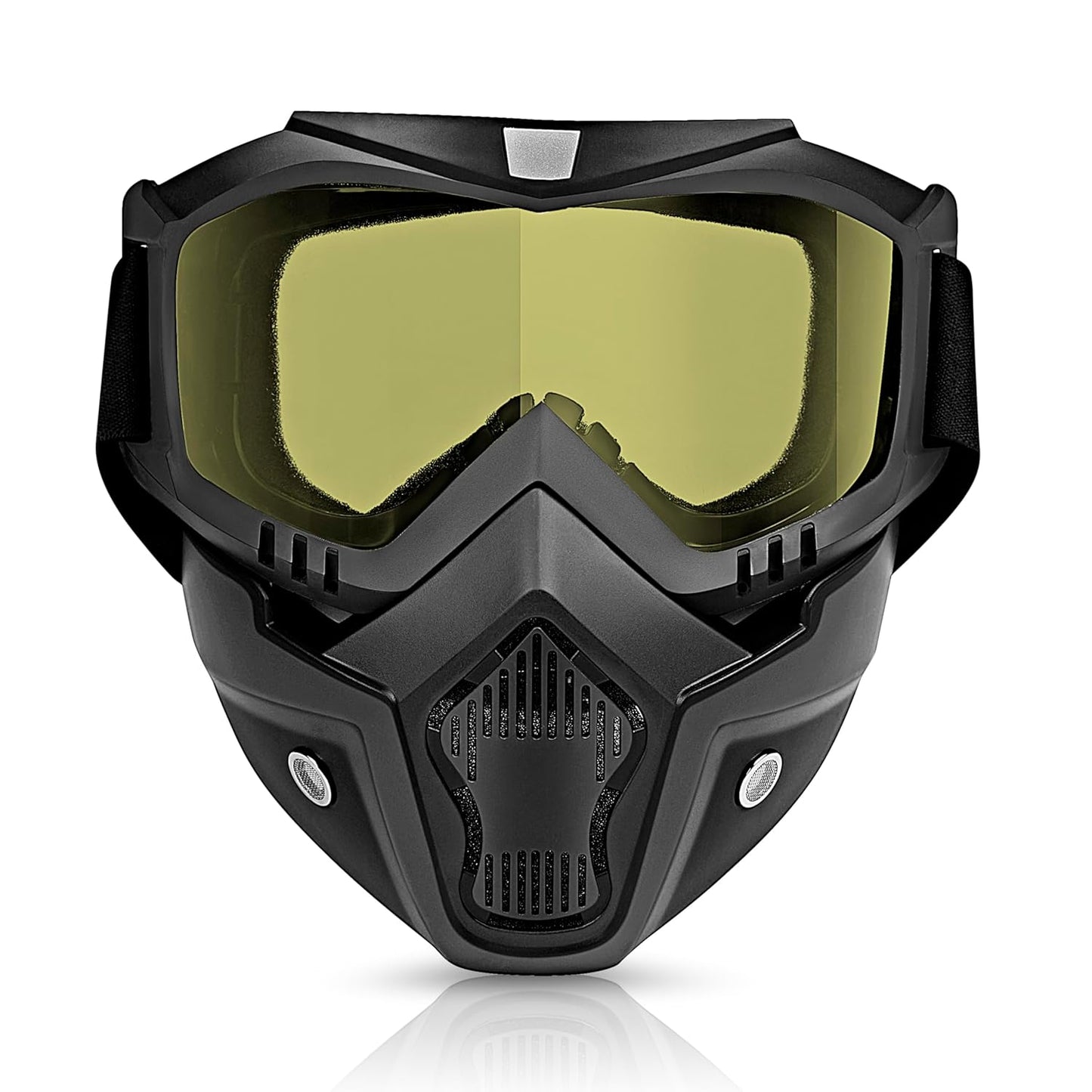 Goggle Mask Anti Scratch UV Protection Windproof Face Shield Cycling Goggles with Detachable Mouth Filter Unisex