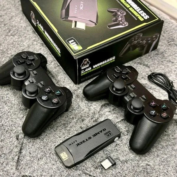 GS5 2.4G Retro Game Stick with Dual Wireless Controllers