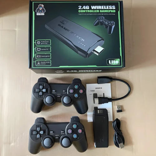 GS5 2.4G Retro Game Stick with Dual Wireless Controllers