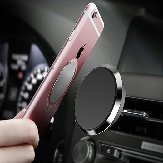 Universal Magnetic Car Phone Holder – Dashboard & Desk Mount with Strong 3M Adhesive