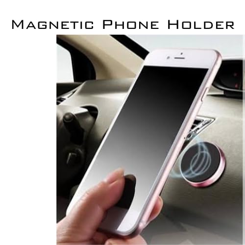 Universal Magnetic Car Phone Holder – Dashboard & Desk Mount with Strong 3M Adhesive