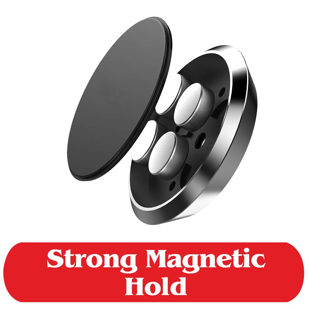 Universal Magnetic Car Phone Holder – Dashboard & Desk Mount with Strong 3M Adhesive