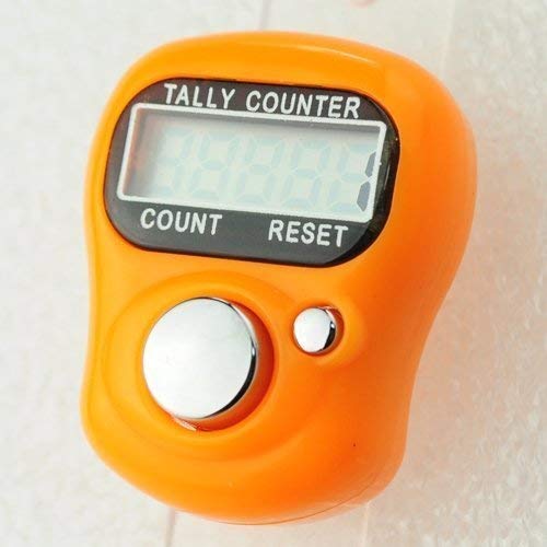 Digital Finger Ring Counter Electronic Japa Tally Counter Mini Handheld Click Counter for Prayer Counting Multicolor