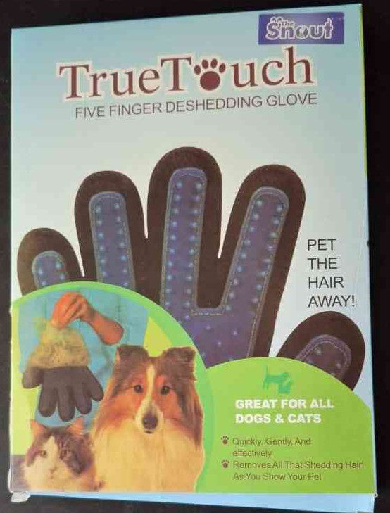 Pet Grooming Glove Brush | Deshedding & Bath Massage Glove for Dogs & Cats
