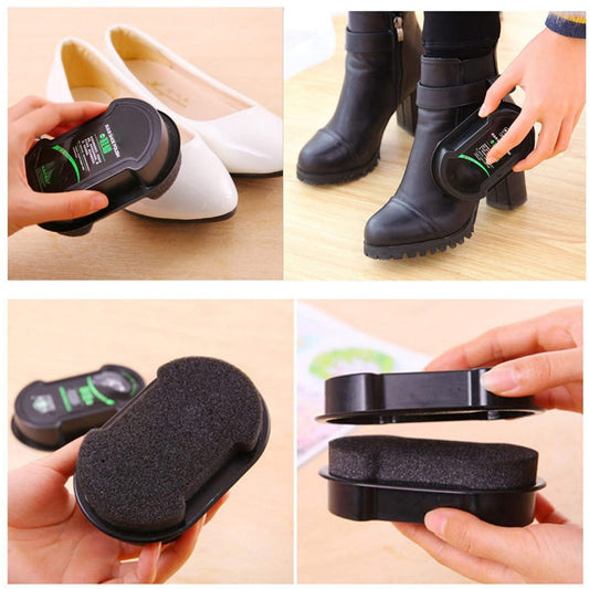 Double-Sided Instant Shoe Polish Sponge