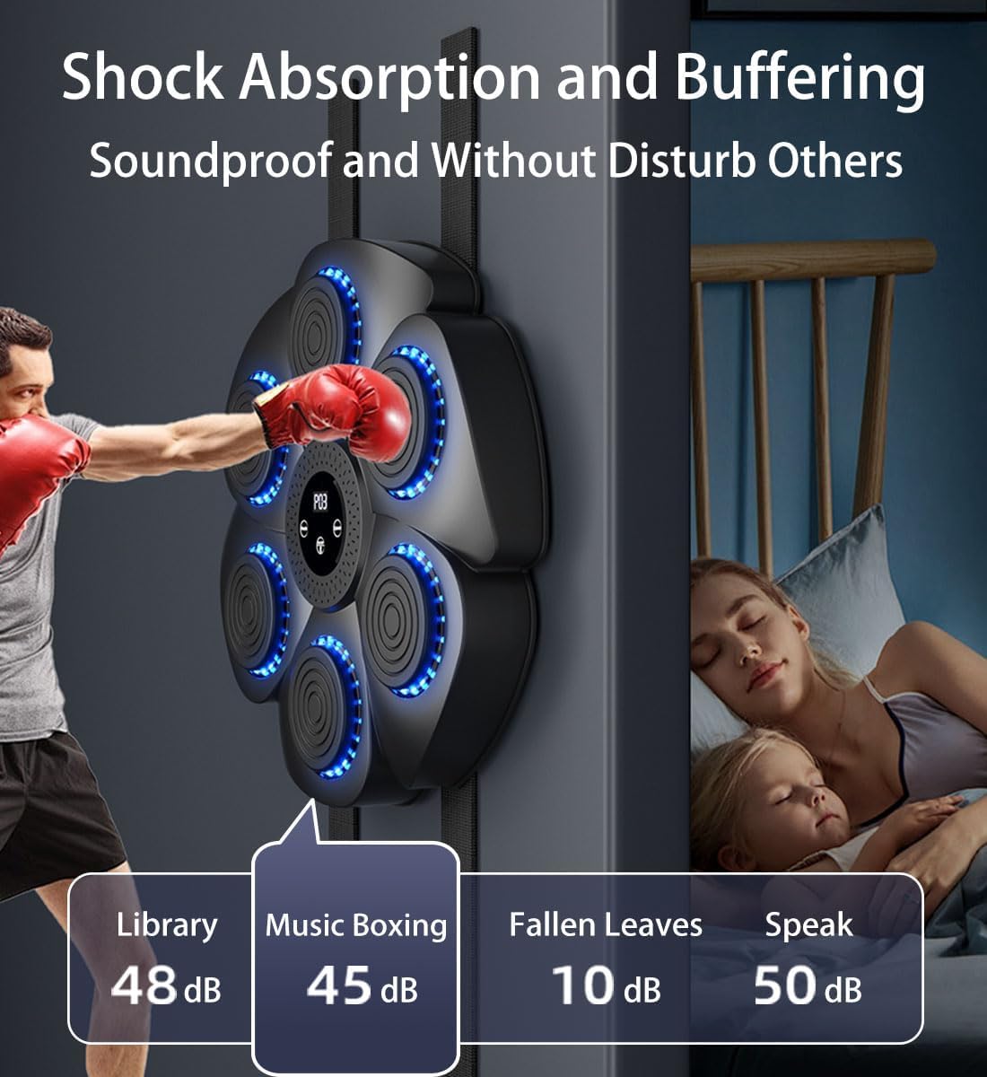 Earwig Bluetooth Music Boxing Machine with Gloves for Adults