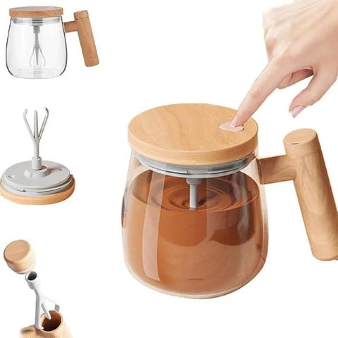 Electric Self Stirring Coffee Mug Automatic Mixing Smart Travel Cup for Coffee Tea Milk and Protein Shakes