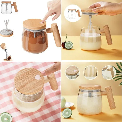 Electric Self Stirring Coffee Mug Automatic Mixing Smart Travel Cup for Coffee Tea Milk and Protein Shakes