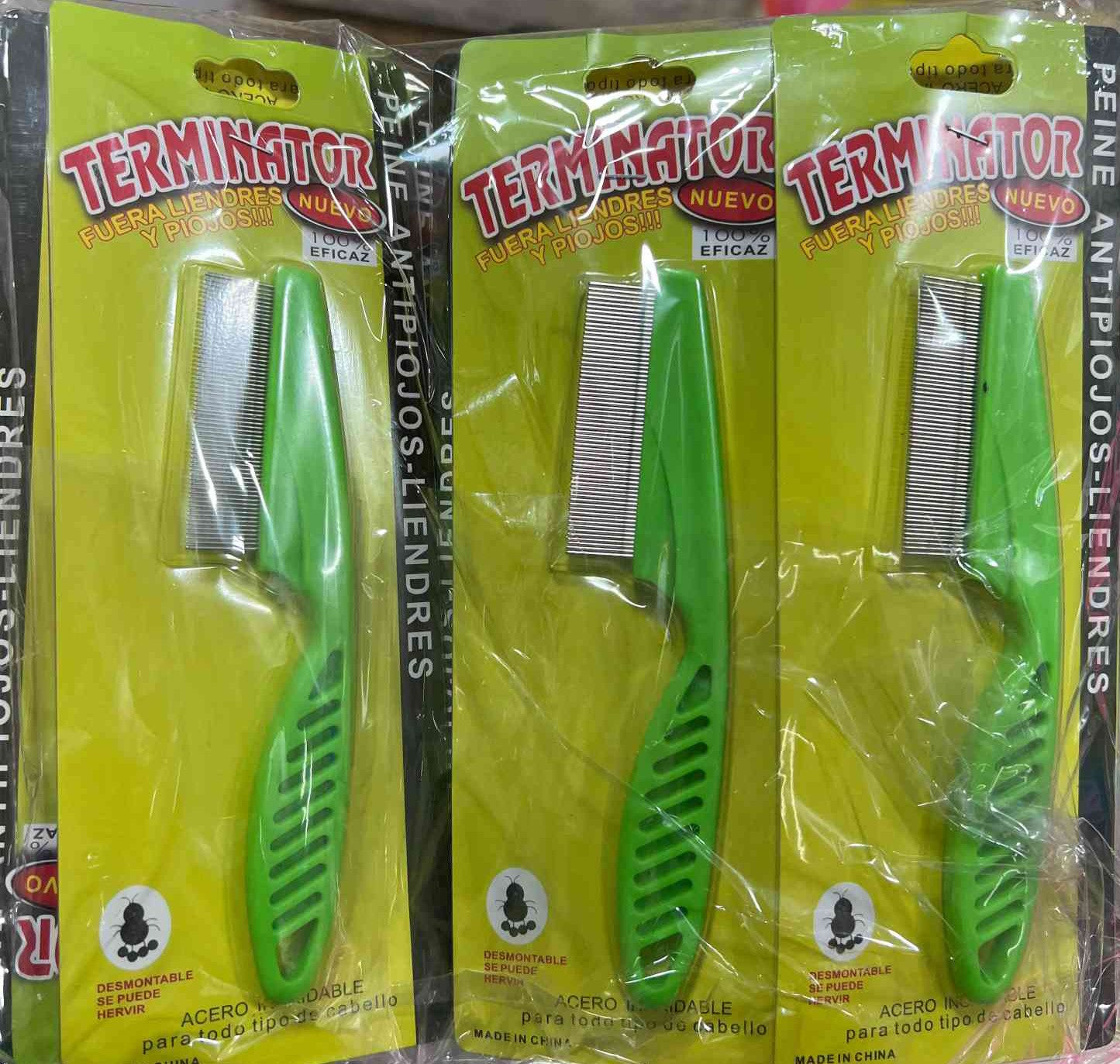 Flea Comb for Dogs & Cats | Fine Tooth Pet Grooming Comb for Tick & Flea Removal