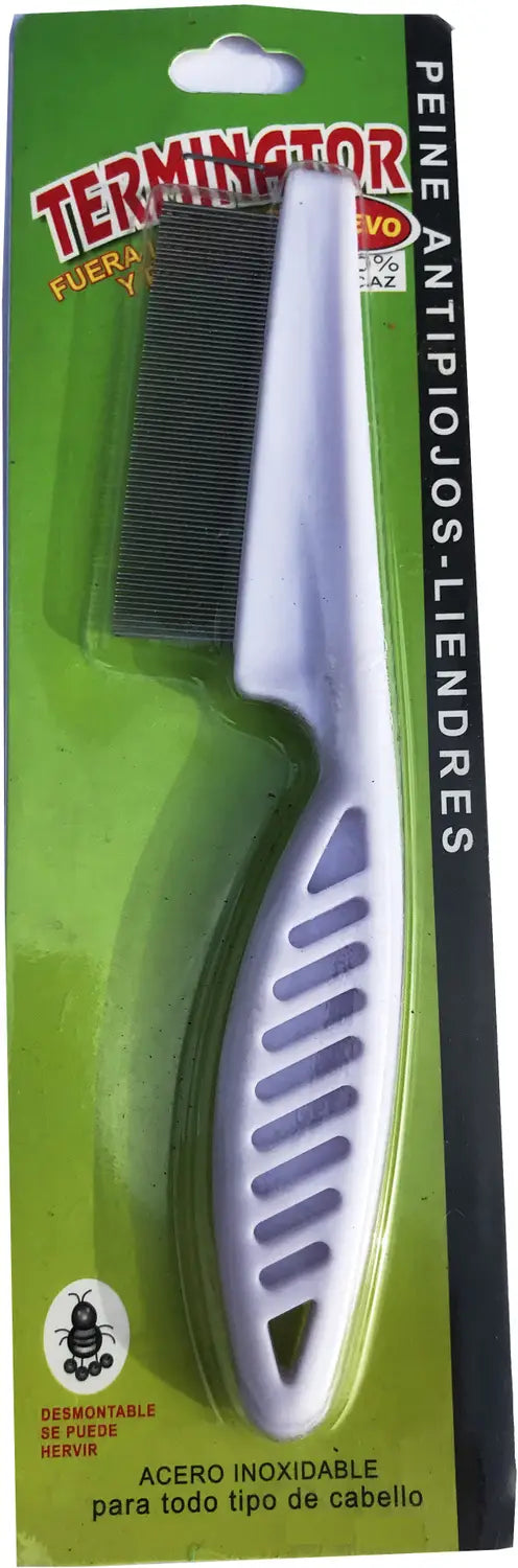 Flea Comb for Dogs & Cats | Fine Tooth Pet Grooming Comb for Tick & Flea Removal