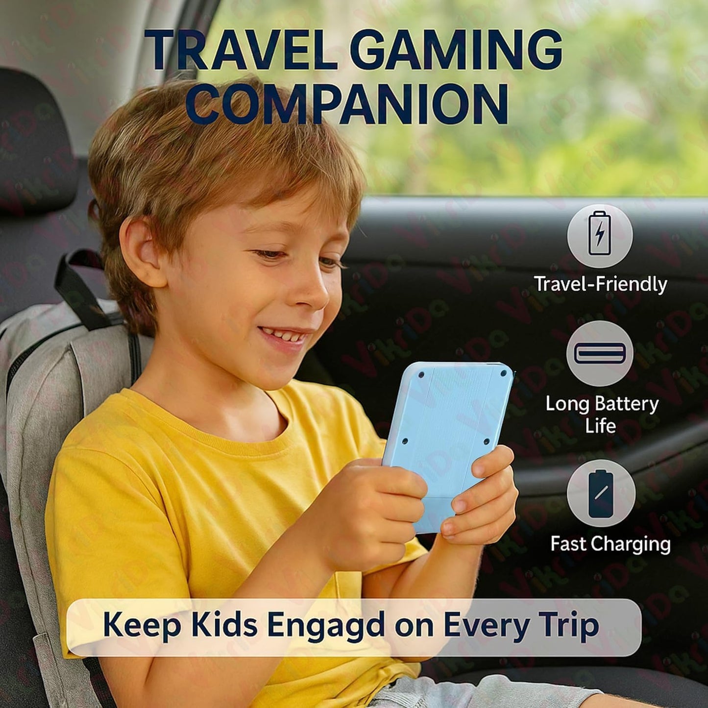 Retro Handheld Game Console with Controller 2 Player TV Compatible Game Box for Kids Portable Classic Gaming Console Multicolor