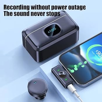 Q8 Wireless Lavalier Microphone – Dual Mic with Charging Case & Noise Reduction