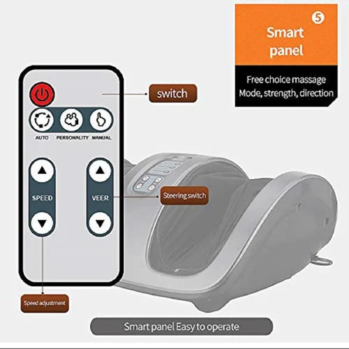 HESLEY LUX-1 Foot & Calf Massager – Electric Kneading, Shiatsu & Rolling Massage Machine for Pain Relief & Relaxation