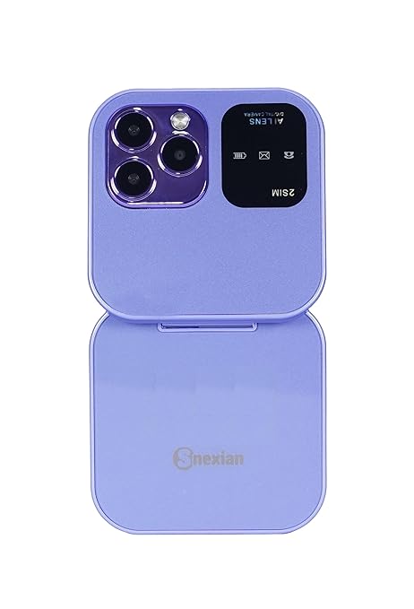 Snexian Rock X Flip Dual SIM Keypad Mobile Phone with 1.8” Display, Bluetooth Dialer, Voice Changer & Long-Lasting Battery
