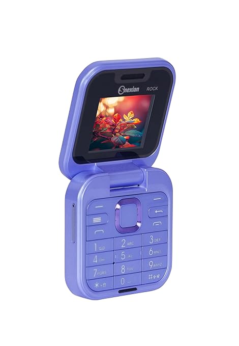 Snexian Rock X Flip Dual SIM Keypad Mobile Phone with 1.8” Display, Bluetooth Dialer, Voice Changer & Long-Lasting Battery