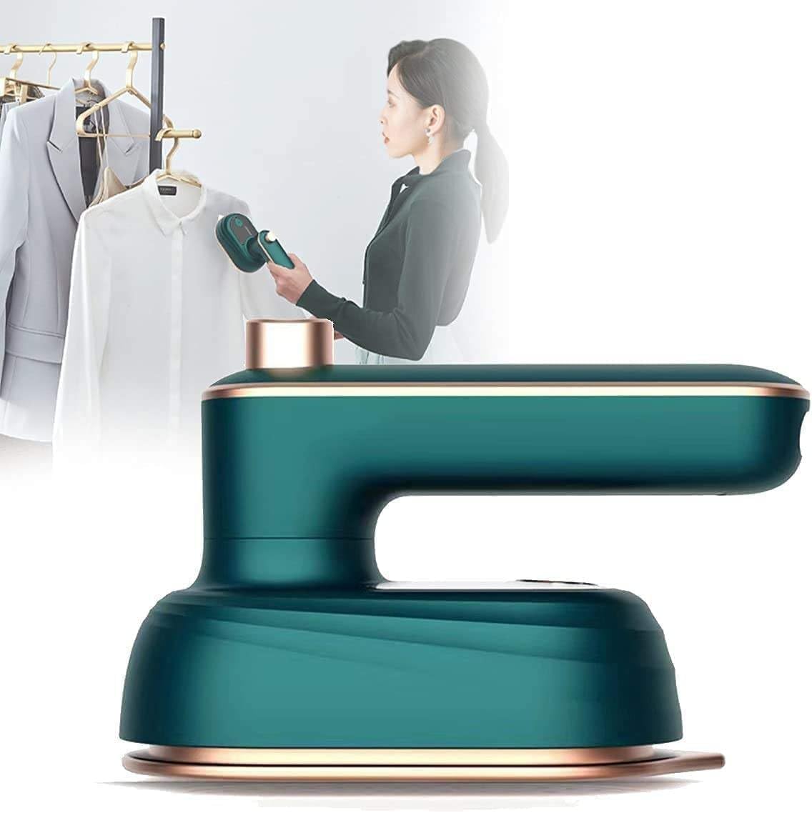 Portable Garment Steamer & Mini Iron – Handheld Dry & Wet Ironing for Travel & Home Use