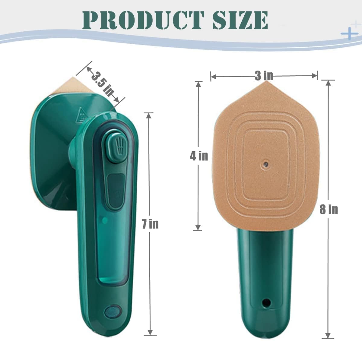 Portable Garment Steamer & Mini Iron – Handheld Dry & Wet Ironing for Travel & Home Use