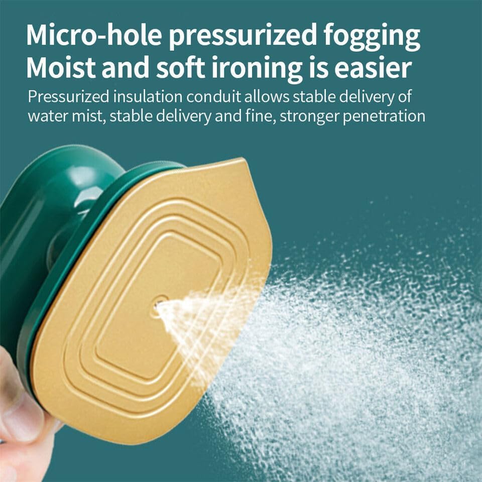 Portable Garment Steamer & Mini Iron – Handheld Dry & Wet Ironing for Travel & Home Use
