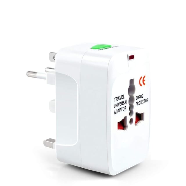 Universal Travel Adapter Worldwide | All-in-One International Plug with US, UK, EU & AU Support