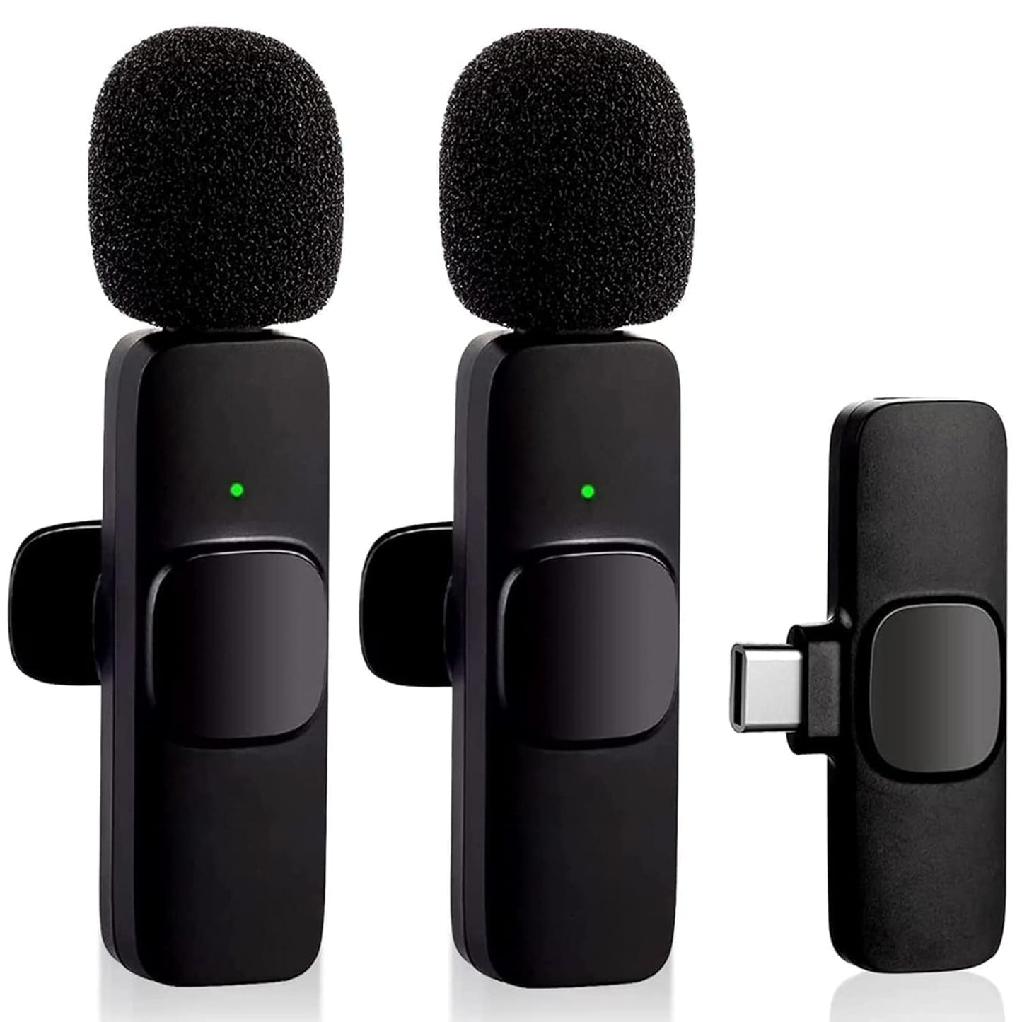 Wireless Lavalier Microphone for Mobile & Camera – Clip-On Collar Mic with Noise Cancellation | Plug & Play for YouTube, Vlogging & Interviews