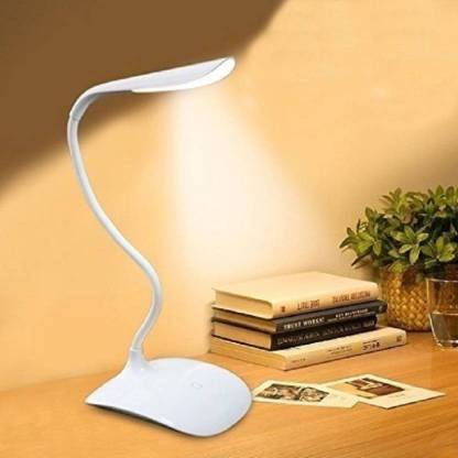 Rechargeable LED Study Table Lamp with 3-Level Brightness – Portable USB Desk Light for Reading, Study & Bedroom