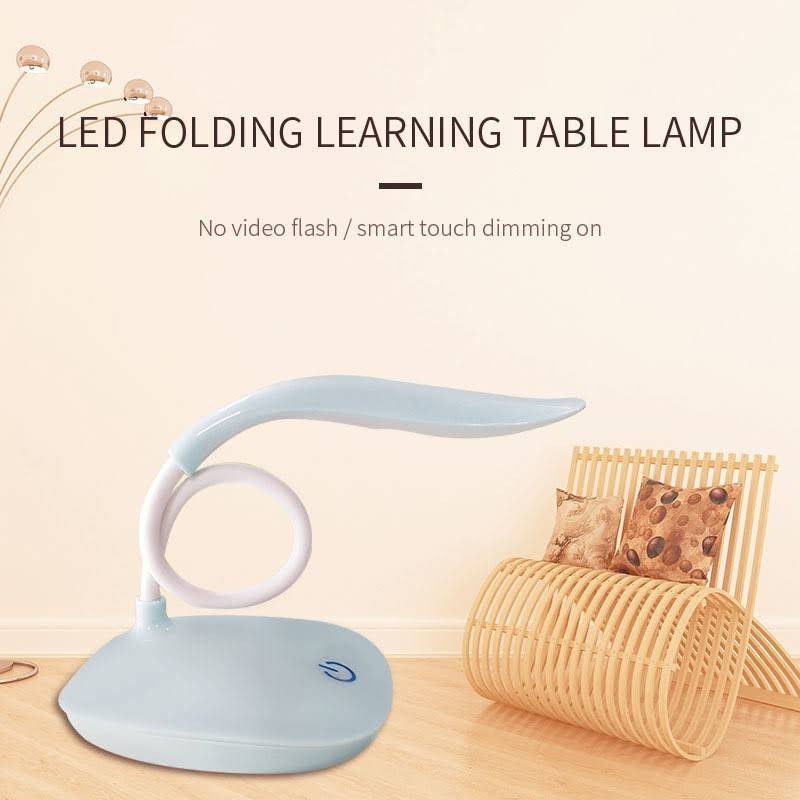 Rechargeable LED Study Table Lamp with 3-Level Brightness – Portable USB Desk Light for Reading, Study & Bedroom