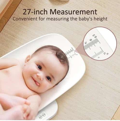 Contech MCP Digital Baby Weighing Scale 100kg – Multi-Function Infant, Toddler & Adult Scale with Detachable Tray
