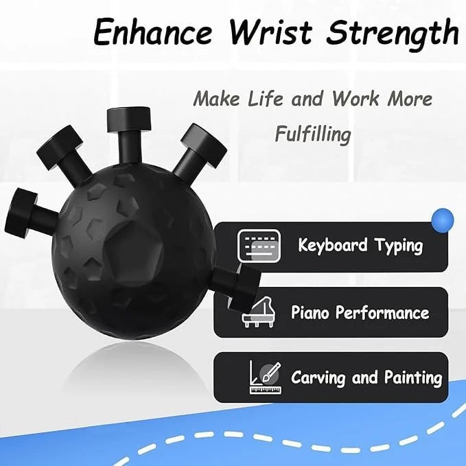 MCP Eagle Claw Finger Gripper – Hand & Finger Strength Trainer Exerciser (Black)