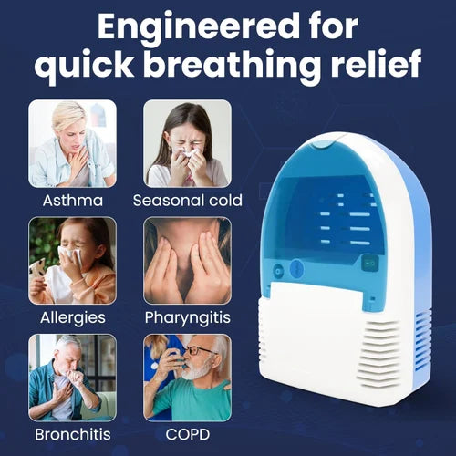 MCP Portable Compressor Nebulizer – Compact Air Nebulizer Machine for Respiratory Care