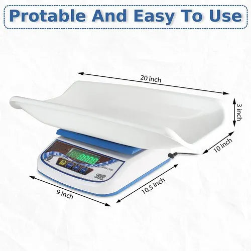MCP Virgo Digital MCP Virgo Digital Baby Weighing Scale with Tray, Multi-Use for Baby & Kitchen