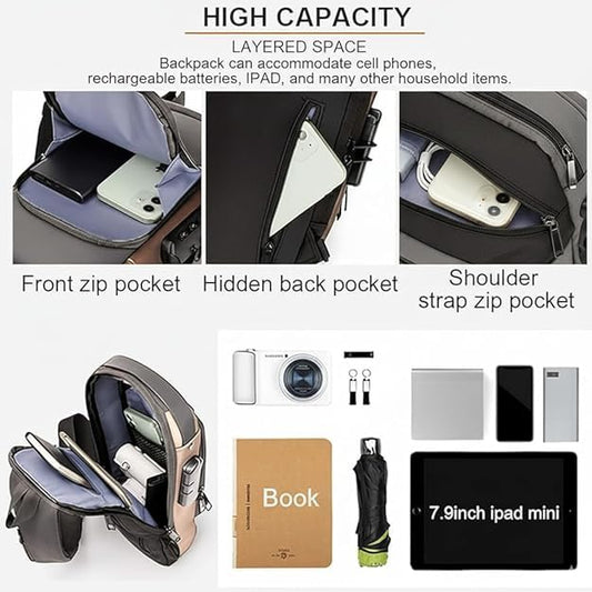 Spiffy Waterproof Crossbody Sling Bag