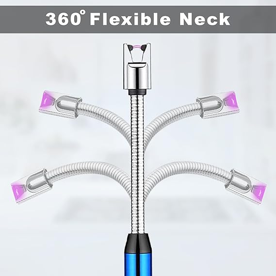 Rechargeable Plasma Arc Lighter | 360° Flexible Windproof USB C Kitchen Lighter