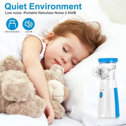 Mesh Nebulizer Portable Quiet Ultrasonic Nebulizer Machine for Adults and Children Home and Travel Use