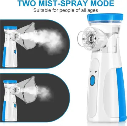 Mesh Nebulizer Portable Quiet Ultrasonic Nebulizer Machine for Adults and Children Home and Travel Use