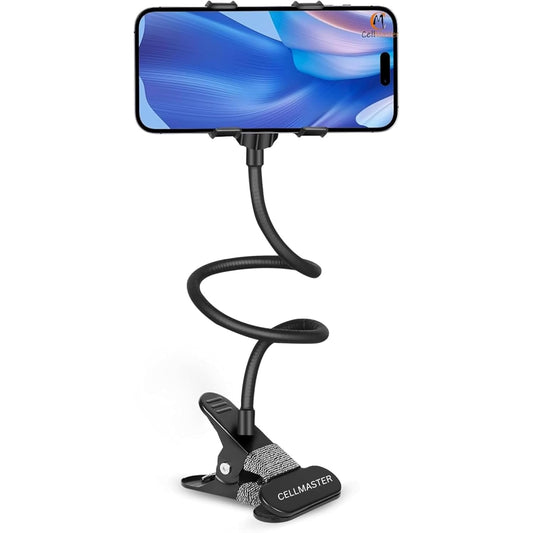 360 Degree Flexible Mobile Holder Stand Metal Gooseneck Clip Phone Mount for Bed Desk Office Foldable Lazy Stand