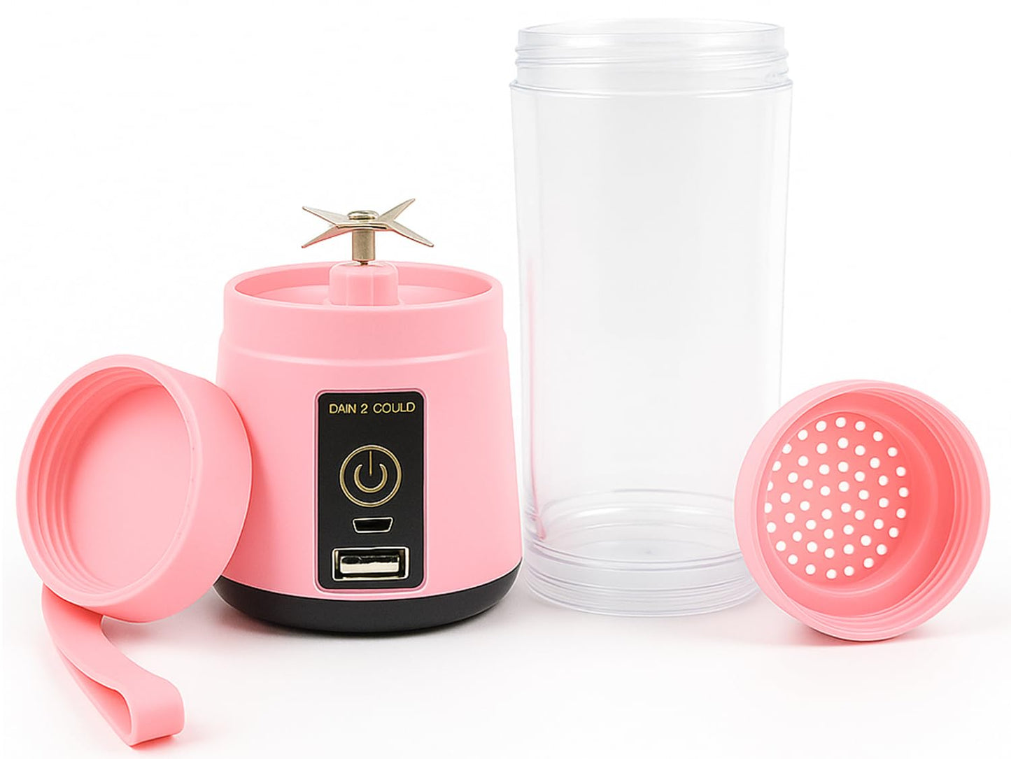 Portable USB Rechargeable Mini Juicer Blender – Personal Smoothie Maker for Travel, Gym & Outdoor Use